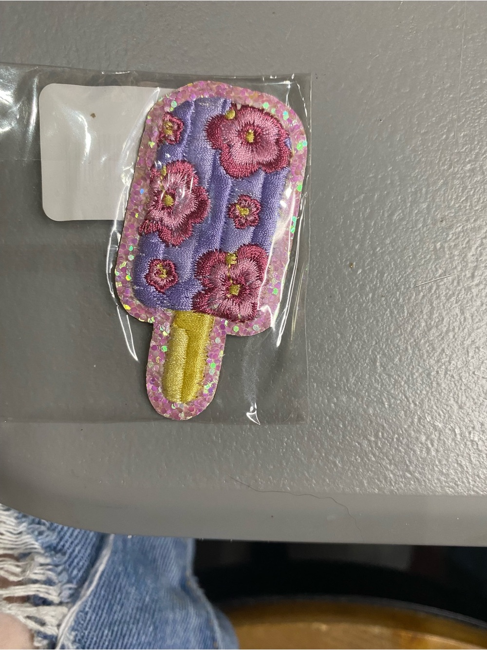 Stoney Clover Lane Floral Hair Clip in Pink & Purple NWT